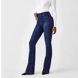 Spanx Flare High Rise Jeans Dark Wash Size 3X